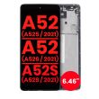 OLED Display mit Rahmen für Galaxy A52 4G (A528/ 2021) (6.46")