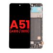 OLED Display mit Rahmen für Galaxy A51 4G (A515/ 2019) (6.33") (All Colors)