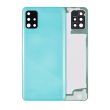 Rückglas mit Kameralinse für Galaxy A51 4G (A515/ 2019) (Prism Crush Blue)