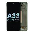 OLED Display mit Rahmen für Galaxy A33 5G (A336/ 2022) (Service Pack)