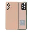 Rückglas mit Kameralinse für Samsung Galaxy A33 5G (Service Pack) (Peach)