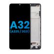 LCD Display mit Rahmen (ohne Fingerabdruck Sensor) für Galaxy A32 4G