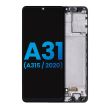 LCD Display mit Rahmen (ohne Fingerabdruck Sensor) für Galaxy A31 (A315/ 2020)
