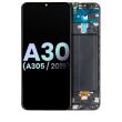 OLED Display mit Rahmen für Galaxy A30 (A305/ 2019) (Service Pack) (All Colors)