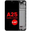 OLED Display mit Rahmen für Galaxy A25 5G (A256/ 2023) (6.46") (All Colors)