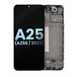 OLED Display mit Rahmen für Galaxy A25 5G (A256/ 2023) (Service Pack)