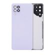 Rückglas mit Kameralinse für Samsung Galaxy A22 4G (Service Pack) (Violet)