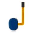 Fingerabdruck Leser mit Flexkabel für Samsung Galaxy A20 (A205/ 2019) (Tiefblau)