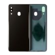 Rückglas mit Kameralinse Samsung Galaxy A20 (A205/ 2019) (Schwarz)