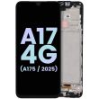 OLED Display mit Rahmen für Galaxy A17 4G (A175/ 2025) (Service Pack)