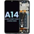 LCD Display mit Rahmen für Galaxy A14 5G (US Version) (Service Pack)