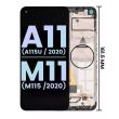 LCD Display mit Rahmen für Galaxy A11 (A115U/ 2020) M11 (M115/2020)