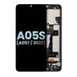 LCD Display mit Rahmen für Galaxy A05s (A057/ 2023) (Service Pack) (Schwarz)