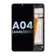 LCD Display mit Rahmen für Galaxy A04 (A045/ 2022) (Service Pack) (All Colors)