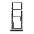 SIM-Kartenschacht Dual für Samsung Galaxy A03 Core (A032/ 2021) (Schwarz)