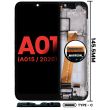 LCD Display mit Rahmen für Galaxy A01 4G (A015/ 2020) (US Model) (TYPE-C Rahmen)