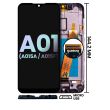 LCD Display mit Rahmen für Galaxy A01 (A015A/ A015F)