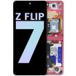 Innen OLED Display mit Rahmen für Galaxy Z Flip 7 5G (Service Pack) (Coral Red)