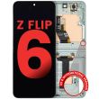 Innen OLED Display mit Rahmen für Galaxy Z Flip 6 5G (Aftermarket Plus) (Mint)