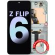 Innen OLED Display mit Rahmen für Galaxy Z Flip 6 5G (Service Pack) (Mint)