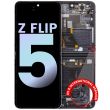 Innen OLED Display mit Rahmen für Galaxy Z Flip 5 5G (Service Pack) (Graphit)
