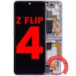 Innen OLED Display mit Rahmen für Galaxy Z Flip 4 5G (Bora Purple)