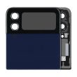 Außen OLED Display Einheit für Samsung Galaxy Z Flip 4 5G (Service Pack) (Navy)