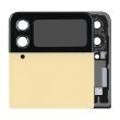 Außen OLED Display Einheit für Samsung Galaxy Z Flip 4 5G (Service Pack) (Gold)