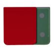 Bottom Rückglas für Samsung Galaxy Z Flip 4 (Service Pack) (Rot)