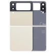 Rückglas mit Kameralinse für Galaxy Z Flip 3 5G (Aftermarket Plus) (Cream)