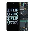 Innen OLED Display mit Rahmen für Galaxy Z Flip 4G (F707) (Service Pack)