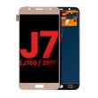 OLED Display ohne Rahmen für Galaxy J7 (J700/ 2015) (Aftermarket Plus) (Gold)