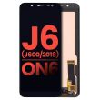 OLED Display ohne Rahmen für Galaxy J6/ On6 (J600/ 2018) (Schwarz)