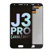 OLED Display ohne Rahmen für Galaxy J3 Pro (J330/ 2017) (Service Pack) (Schwarz)