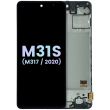 OLED Display mit Rahmen für Galaxy M31S (M317) (Service Pack) (All Colors)