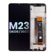 LCD Display mit Rahmen für Galaxy M23 (M236/ 2022) (Service Pack) (All Colors)