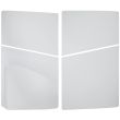 Blende Cover Oben Unten für Sony PlayStation 5 Slim Disc Edition (White)