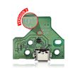 Micro USB Ladebuchse Platine mit 12-Pin Flexkabel für Sony PlayStation 4 Nr.2