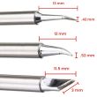 T12 / C12 Lötspitzen (3-teiliges Set) (Aixun)