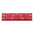 Werkzeug Rack (6 x 24" 1/8" x 2 3/4") - Rot