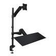 Sitz-Steh-Arbeitsplatz-Halterung (SSM 7921) höhenverstellbar für 22-27" Monitor