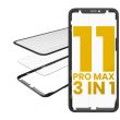 3 in 1 (Glas mit OCA vormontiert + Rahmen) für iPhone 11 Pro Max (OCA Master)