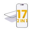 2 in 1 (Frontglas + OCA vormontiert) für iPhone 17 (2er Pack) (OCA Master)