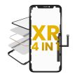 4 in 1 (Glas mit OCA vormontiert + Rahmen + Digitizer) für iPhone XR