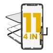 4 in 1 (Glas mit OCA vormontiert + Rahmen + Digitizer) für iPhone 11