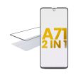 2 IN 1 Frontglas mit OCA vormontiert für Samsung Galaxy A71 (A715/ 2020)