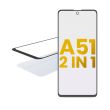 2 in 1 Frontglas mit OCA vormontiert für Samsung Galaxy A51 4G (A515/ 2019)