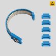 Verstellbares Edelstahl-Armband mit 10-mm-Druckknopf (ESD-sicher)