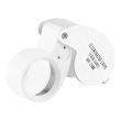 LED Licht 6-Shaped Magnifier Illuminated Loupe (40X25mm)