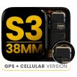 OLED Display Einheit für Apple Watch Series 3 (38MM) (GPS & Cellular-Version)